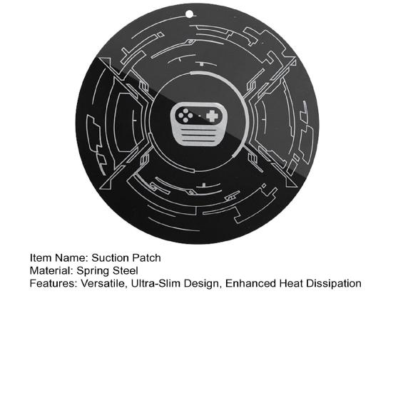 Magnetic Heat Dissipation Patch Radiator Strong Magnetic Suction Plate Spring Steel Mount for Phone Case And Tablet Stable Car Navigation Holder