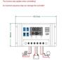 12V/24V Solar Charge Controller with LCD, Lithium-Iron-Lead Acid Compatible, PWM Photovoltaic