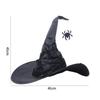 Bat Accessories Night club Parties Black Folds Wizard Cap Halloween Hats Sorcerer Caps Witch Hats