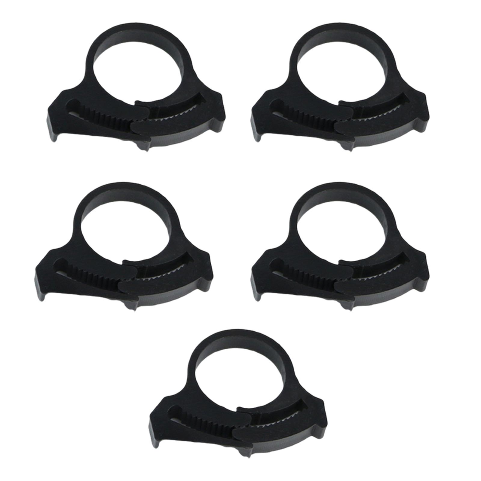 

5 шт. Устойчивые к солнцу хомуты для труб для наружного сельскохозяйственного капельного орошения, зажимы для трубок и домашнего садоводства 20