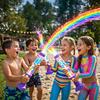 1/2/3/4Pcs Glowing Rainbow LED Water Sprayer, Light-up Water Sprinkler with Colorful Lights, Water Sprayer Tube Toy for Outdoor Summer Pool Party