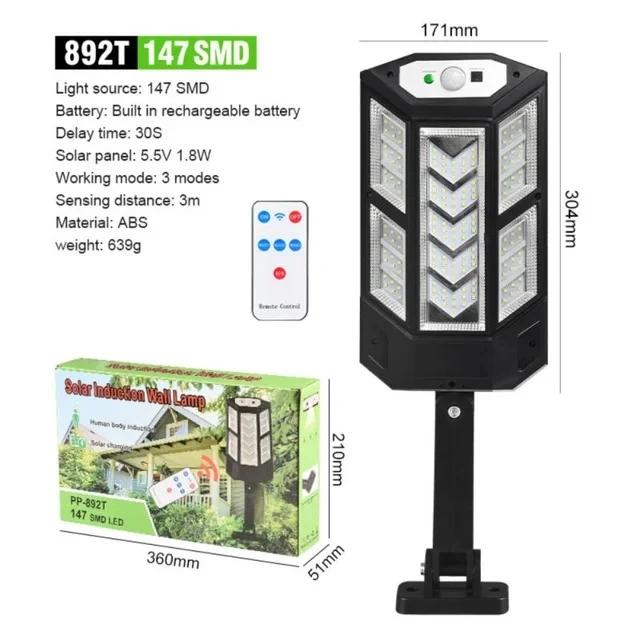 20000LM Powerful Outdoor Solar Lamp 3 modes Motion Sensor External Solar Lamp IPX65 Sunlight Yard Street Solar Outdoor Lighting