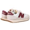 New Balance 237 Bílá Burgundsko - MS237SB
