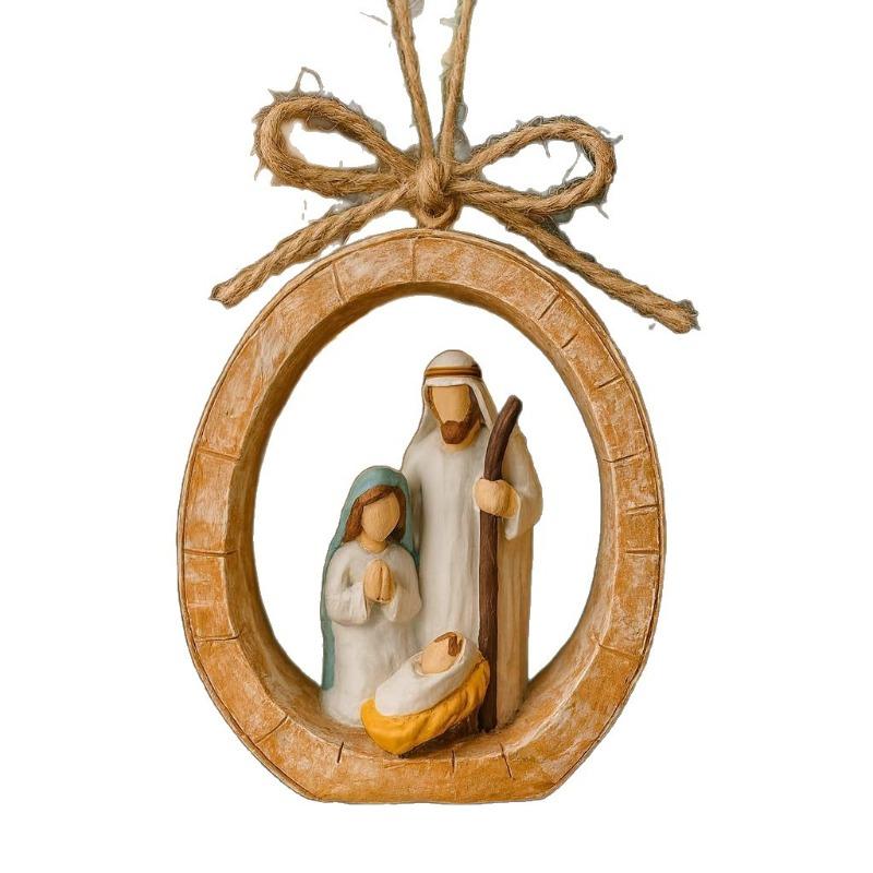 Christmas Decorations, Hand-painted Resin Statues, Pendants and Gifts