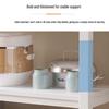 Bieying White 4-Tier Floor-Standing Kitchen Storage Shelf