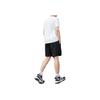 Anta Solid Color Quick-Dry Breathable Straight Leg Casual Shorts Men Bottoms Black 952227311-2
