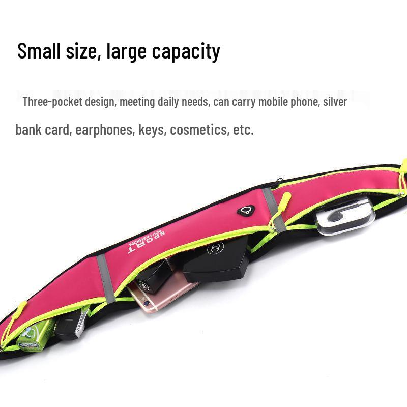 Lauf-Hüfttasche - Wasserdicht, Unisex, Unsichtige kleine Tasche für Telefone und Outdoor-Ausrüstung