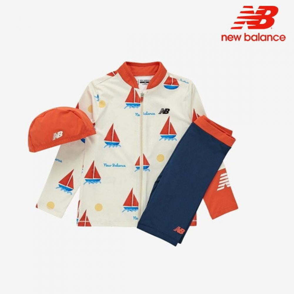 

New Balance Kids 5 Part Rash Guard Set Nk9re2111u 39 Swimsuit 100/size