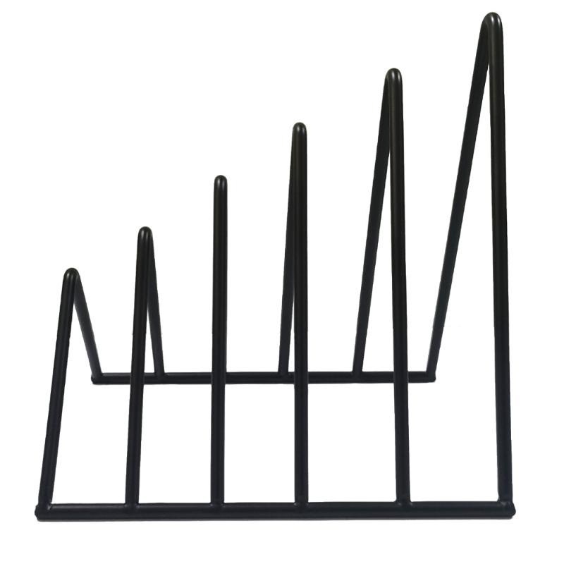 Riangle Bureaufile 5 Vakken Metalen Filesorteerder Tijdschriftenhouder Documentenrek, Desktop Boekenplank Organizer voor Kantoor Thuis School