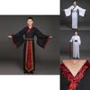 Unisex Gammel Kinesisk Hanfu Med Løst Og Komfortabelt Fuldkropsdesign