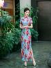 2025 Slim Fit Short Sleeve Cheongsam - Shanghai Style Runway Performance Dress