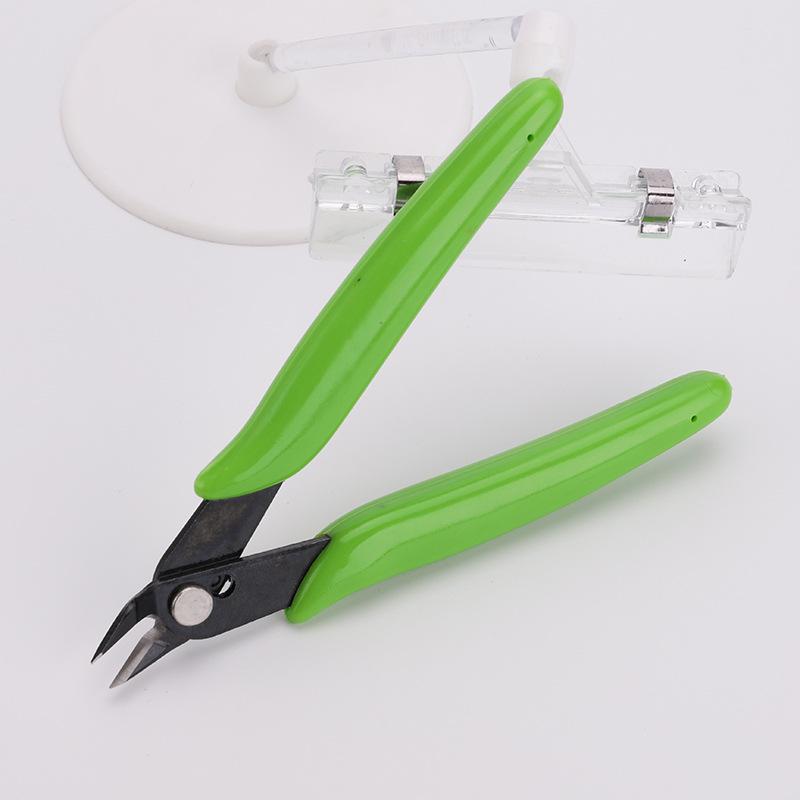 170II Ruyi Small Blue Oblique Nozzle Pliers for DIY Gundam Models, 5-inch and 3.5-inch Sizes