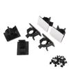 50pcs Cable Management Clips Adjustable Adhesive Nylon Wire Cord Clamp Organizer Black