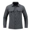 Men Spring Autumn Tactical Long Sleeved Shirts Outdoor Multi Pocket Green Waterproof Summer Camping Fishing Cargo Shirts