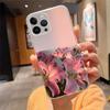Phone Case For iPhone 17 Pro Max 17 Air 16 15 14 13 Pro Max 15 16 Pro 15Plus Lily Flower Silicone Cover