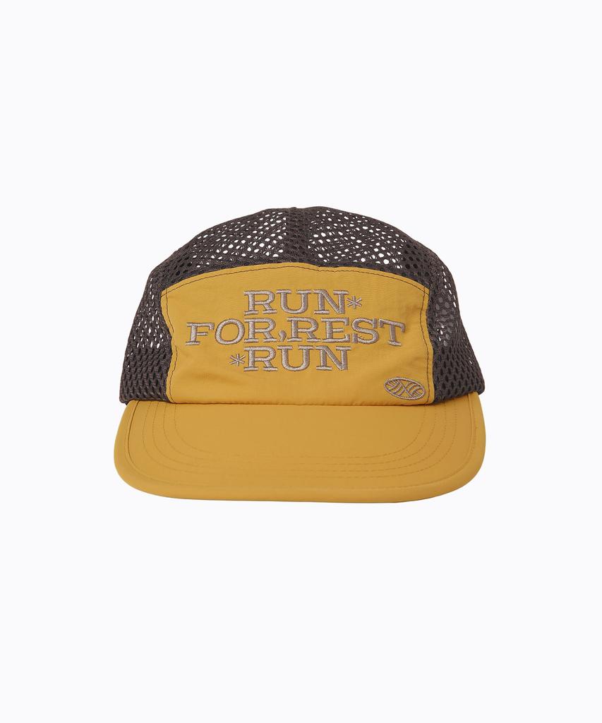 Minasu Run For Rest Run Mesh Camp Cap_Mustard