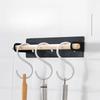 5pcs S Shaped Hooks Aluminum Alloy Clothes Hanger Bags Hats Towel Hanging Rack Multi-function Bedroom Railing S Hanger Hooks