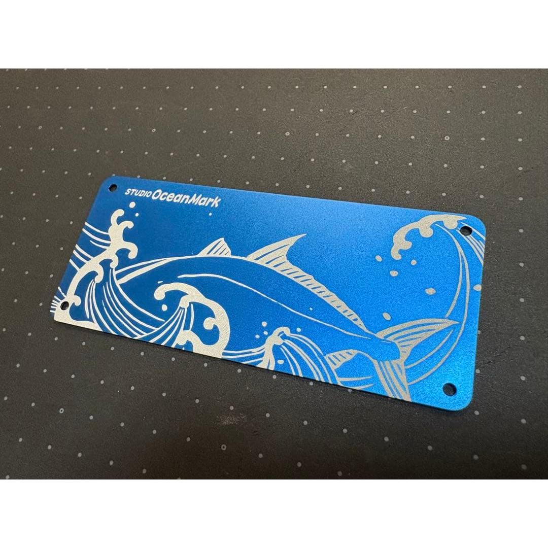 Used Studio Ocean Mark Docut Aluminum Plate Amberjack Shimano Daiwa