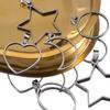 5pcs Hollow Stainless Steel Star Moon Frames Blank Bezel DIY Earrings Geometric Heart Pendant Base Charm Necklace Jewelry Making