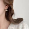 Influencer Style Pearl Bow & Tassel Earrings - Versatile, Luxurious Design