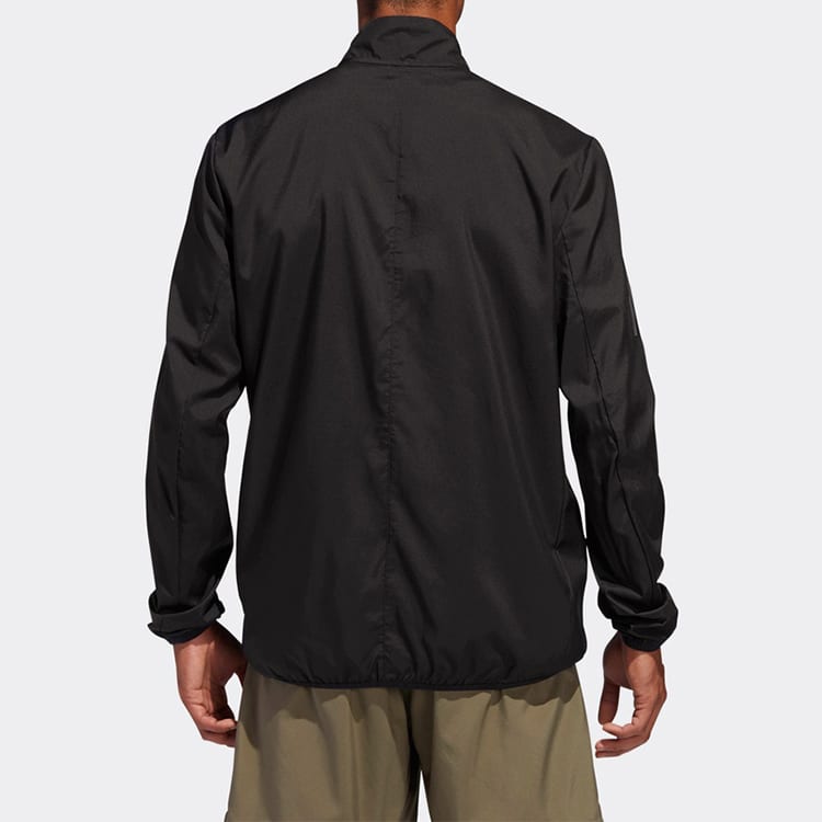 adidas Jackets Men's Black Stand Collar Moderate Other DQ2537