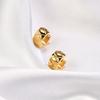 S925 Sterling Silver Stud Earrings Women Simple Stylish Daily Wear Earrings