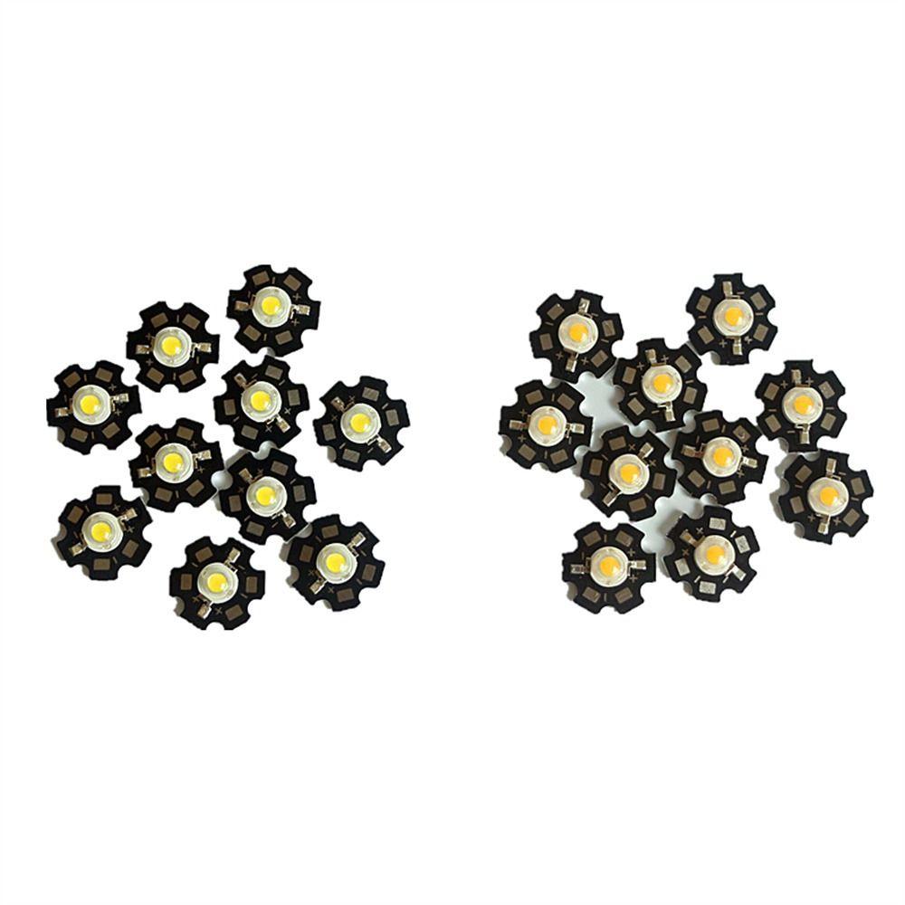 Lights 1W 3W 20mm White PCB Heat Sink Aluminum Substrate LED Beads LED Bulb LED Lamp Chip LED Light