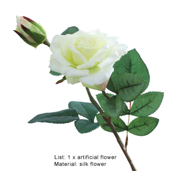 Vibrant Color Imitation Rose Realistic Beautiful Floral Arrangement Artificial