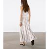 MD Summer Women's French Style Artsy Romantic Gentle Draping Effect Plaid Mid Length Long Length Skirt 5238595