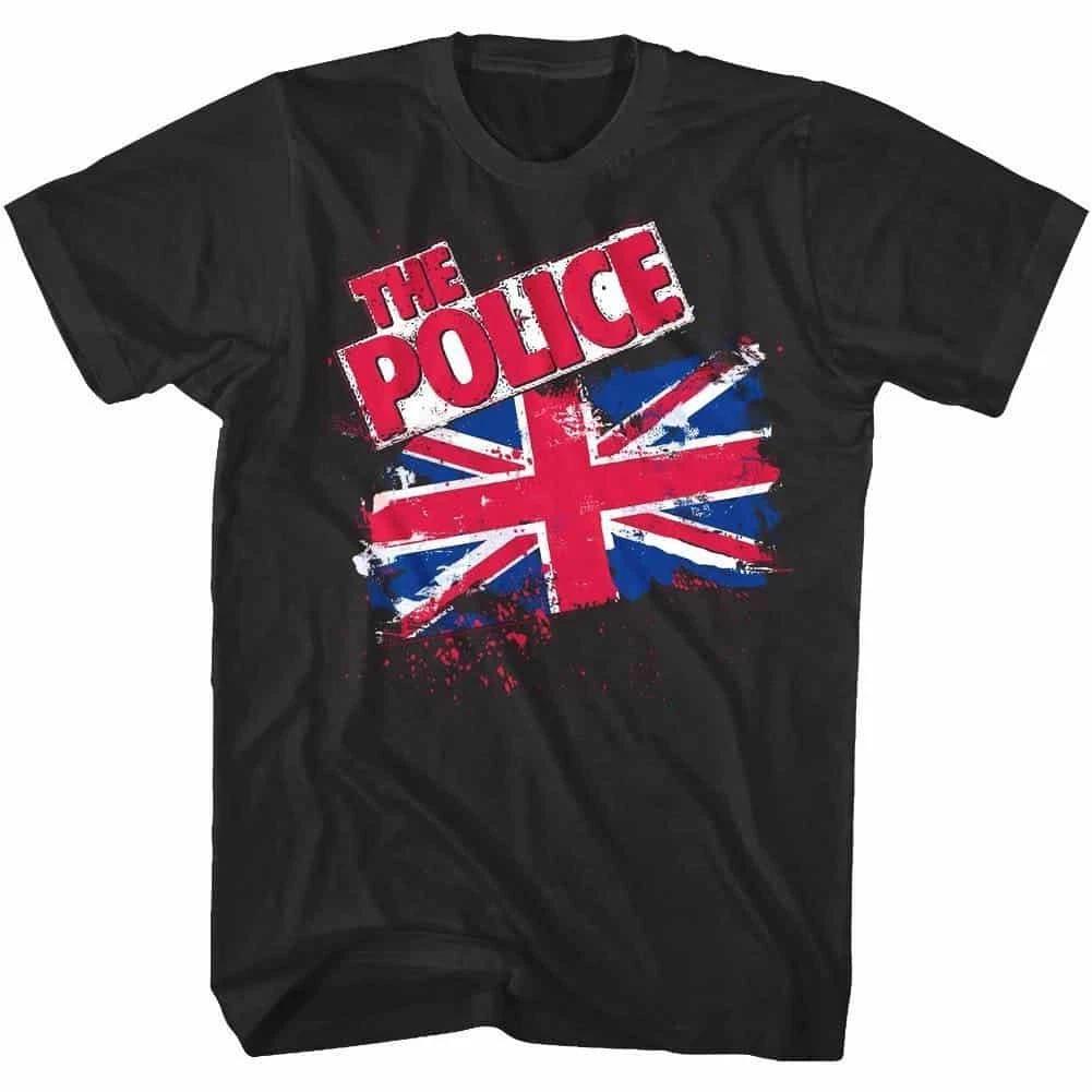 The Police Union Jack British Flag Men s T Shirt 3XL