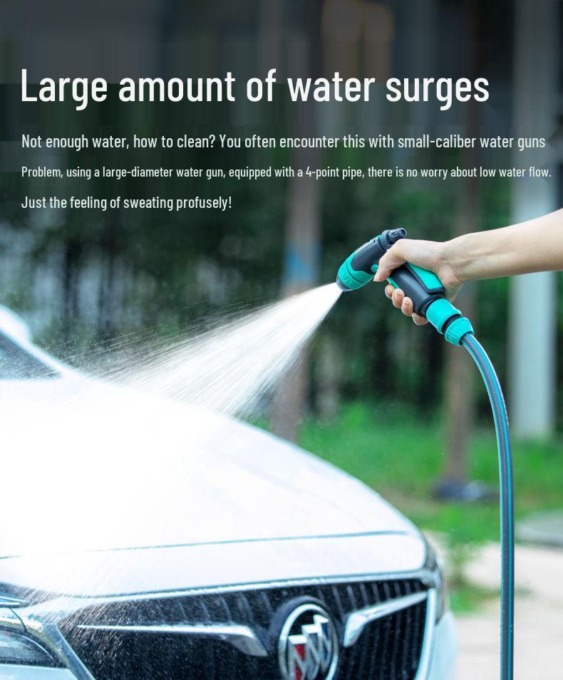 High-Pressure Household Car Wash Spray Gun with Hose