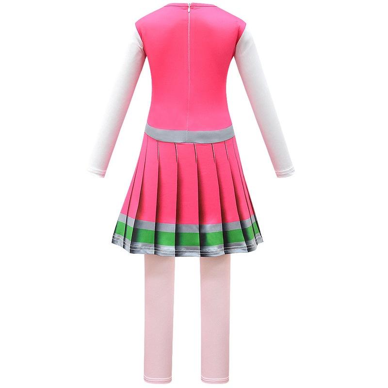 Girls' Zombie High School 2 Cosplay Costume Tight-fitting Bodysuit For Halloween Performance Cross-border 4549