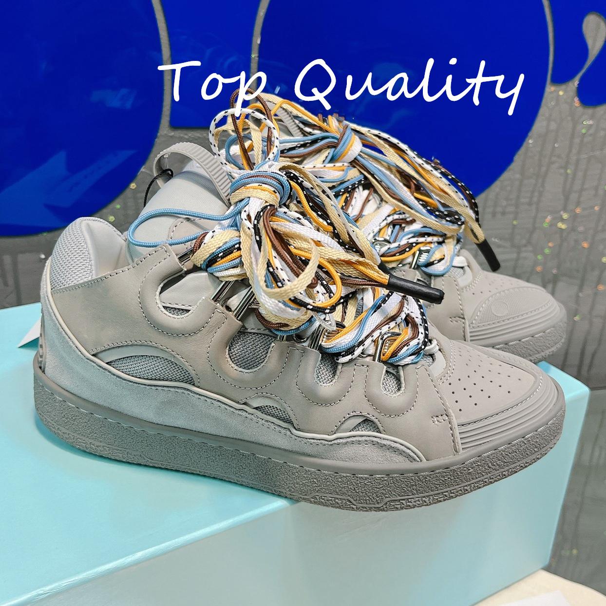 

Чоловіче Жіноче Повсякденне Взуття Спортивне Взуття Товстий Язичок Різнокольорові Шнурки Поєднання Шкіряний Матеріал Дизайн Зшивання Кольорів 46