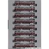 KATO N Gauge Hankyu 6300 Series with Small Windows, 8-Car Set, 10-1436, Model Train