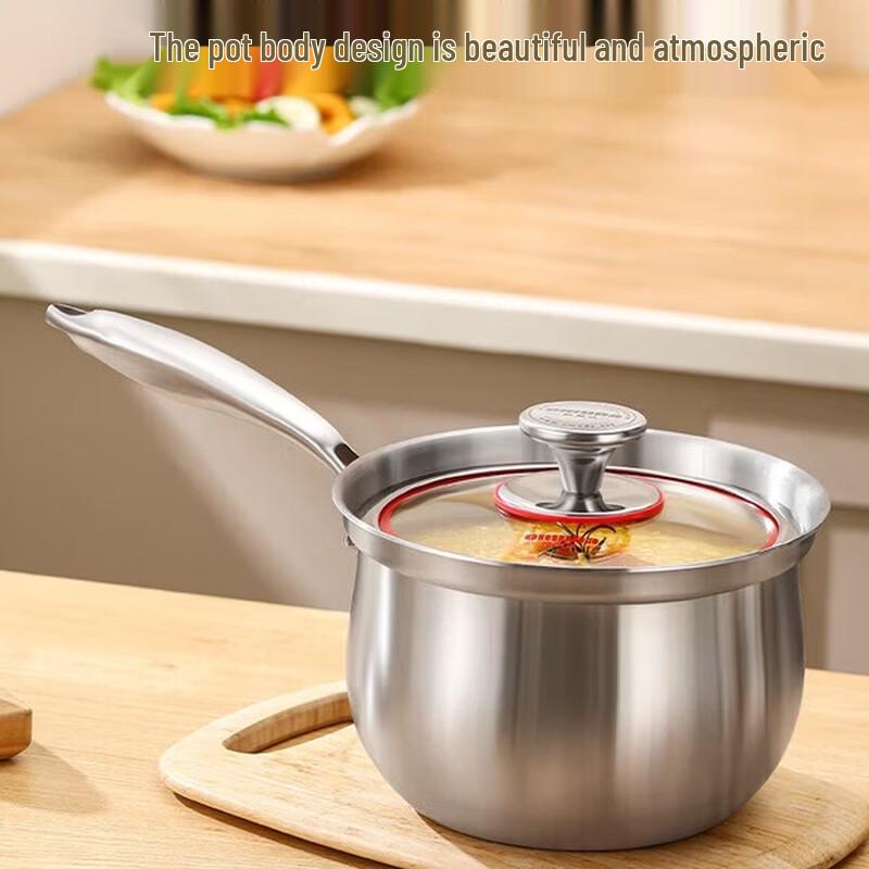 Oumeida 18cm 316 Stainless Steel Non-stick Milk/Saucepan