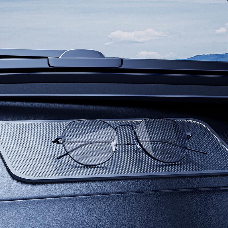 Car Dashboard Non Slip PVC Mat Silicone Sticky Pad Phone Holder Mat Anti-skid Mat Car Interior Accessories