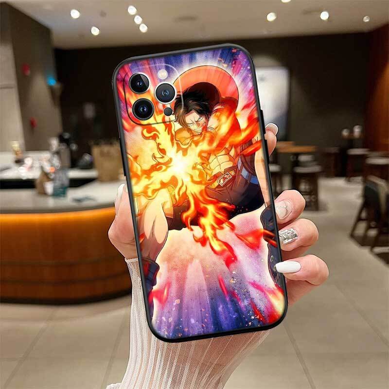 One Piece ACE Phone Case for Samsung S20 S21 S21S S22 S23 S24 FE Ultra Plus Lite F06 F16 M06 M16 M56 A07 A17 A36 A37 A55 A57