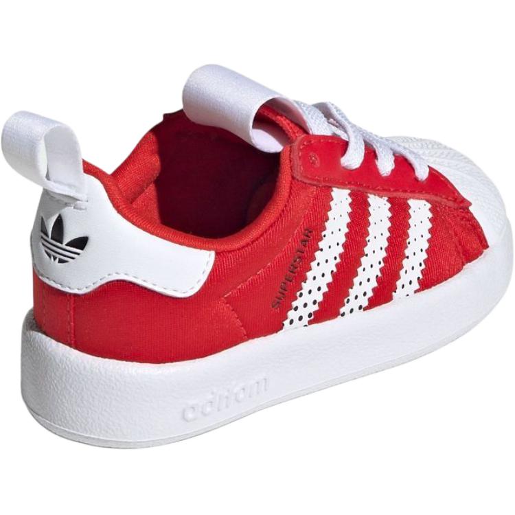 Adidas Originals Superstar 360 Comfortable Soft Fashion Support Low-Top Walking Shoes Baby Shoes Red IH1751
