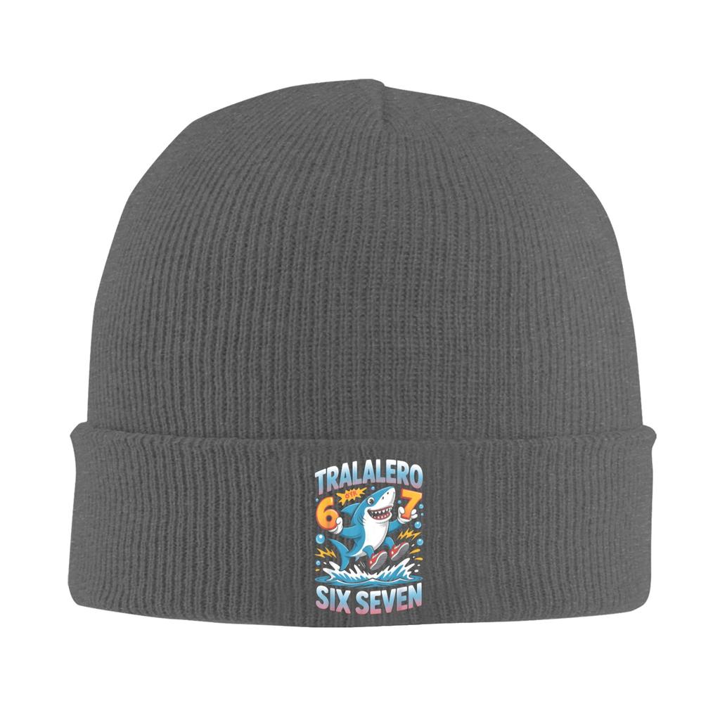 67 Brainrot Italian Meme Funny Knit Hat  Beanie Hats Kpop Warm Soft Female Male Bonnet Hats Winter Custom Street Caps Gift