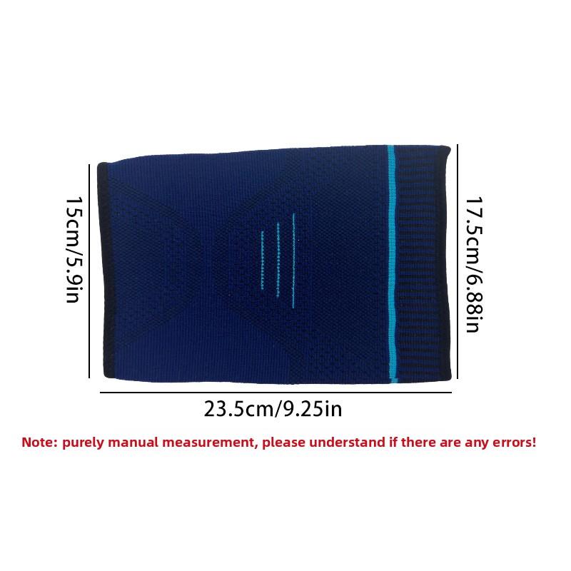 

Thigh Protection High Elastic Knitted Nylon Cycling Basketball Sports Professional Protective Gear Anti-thigh Muscle Strain Knee Pads Tool L size, one синій