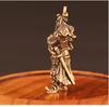 Decoration Guan Gong Ornament Statue Vivid Chinese style Copper Figurine Handmade Home Miniature Office Useful