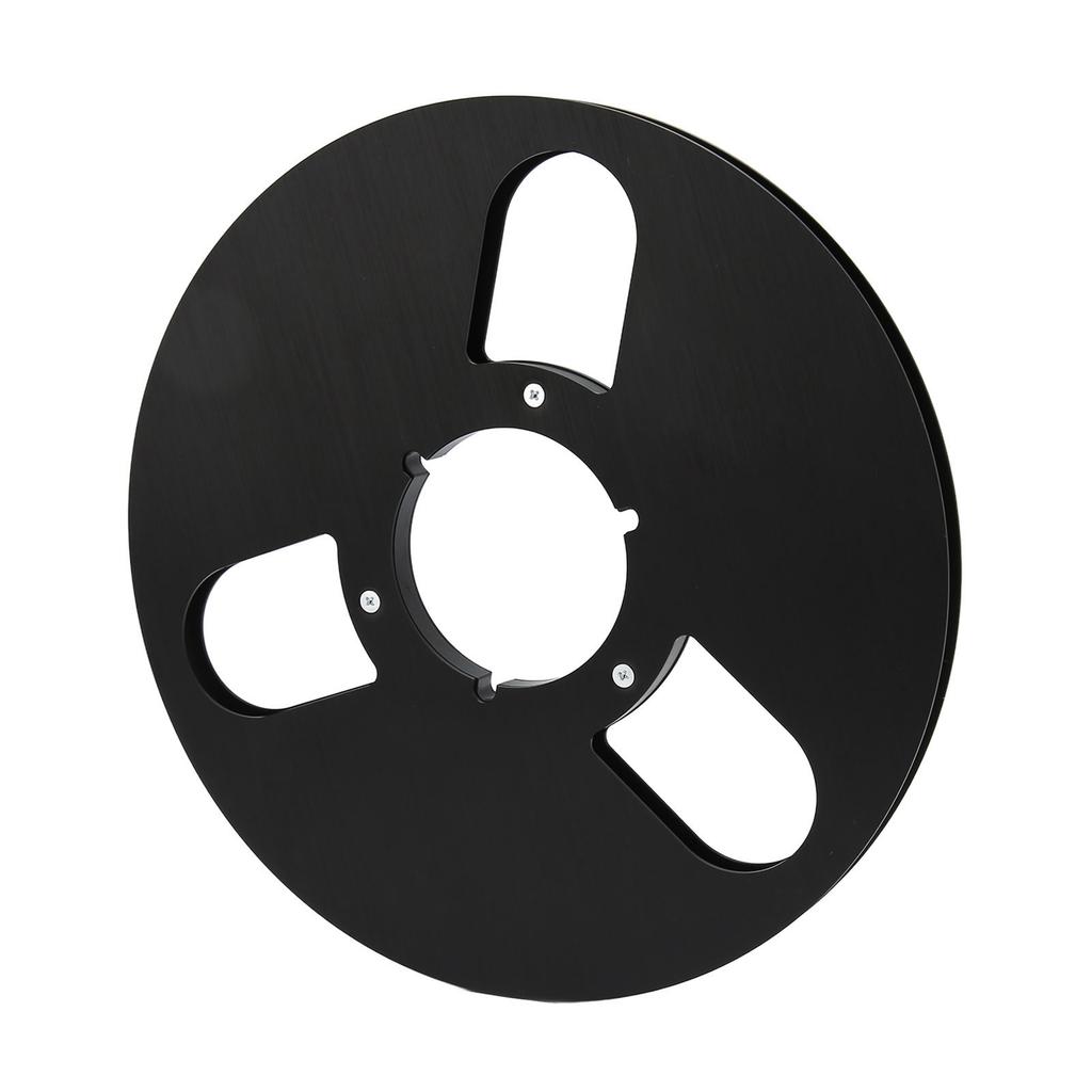 1 4 10.5 Inch Empty Reel 3 Hole Aluminum Alloy Opening Machine Parts Takeup Reel for Nab Reel To Reel Tape Recorder