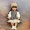 Brand Original 55 Cm Silicone Whole Body Reborn Doll Betty Wear Beautiful Sweater Suits Princess Toddler Newborn Doll Playmate Toy Kid's Birthday Gift