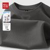 Hodo Men's Pure Cotton Loose Fit Long Sleeve T-Shirt