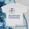 Neues Shirt Stockholm Universität T-Shirt Logo Amerikanisches T-Shirt Lustig Größe S bis 5XL
