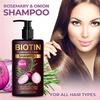 Biotin, Rosemary and Onion Shampoo 3 IN 1 Shampoo-Deeply Clean and Moisturize Hair Dirt & Oil, Strengthens Hair,Reduce Hair Breakage,150ml