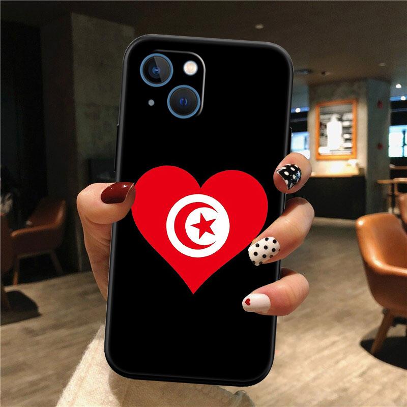 IK72 Tunisian Flag Passport Shell Phone Case for Samsung Galaxy Note 10 20 S23 S24 S25 Ultra FE Plus Edge Lite A02S A35 A07 A17