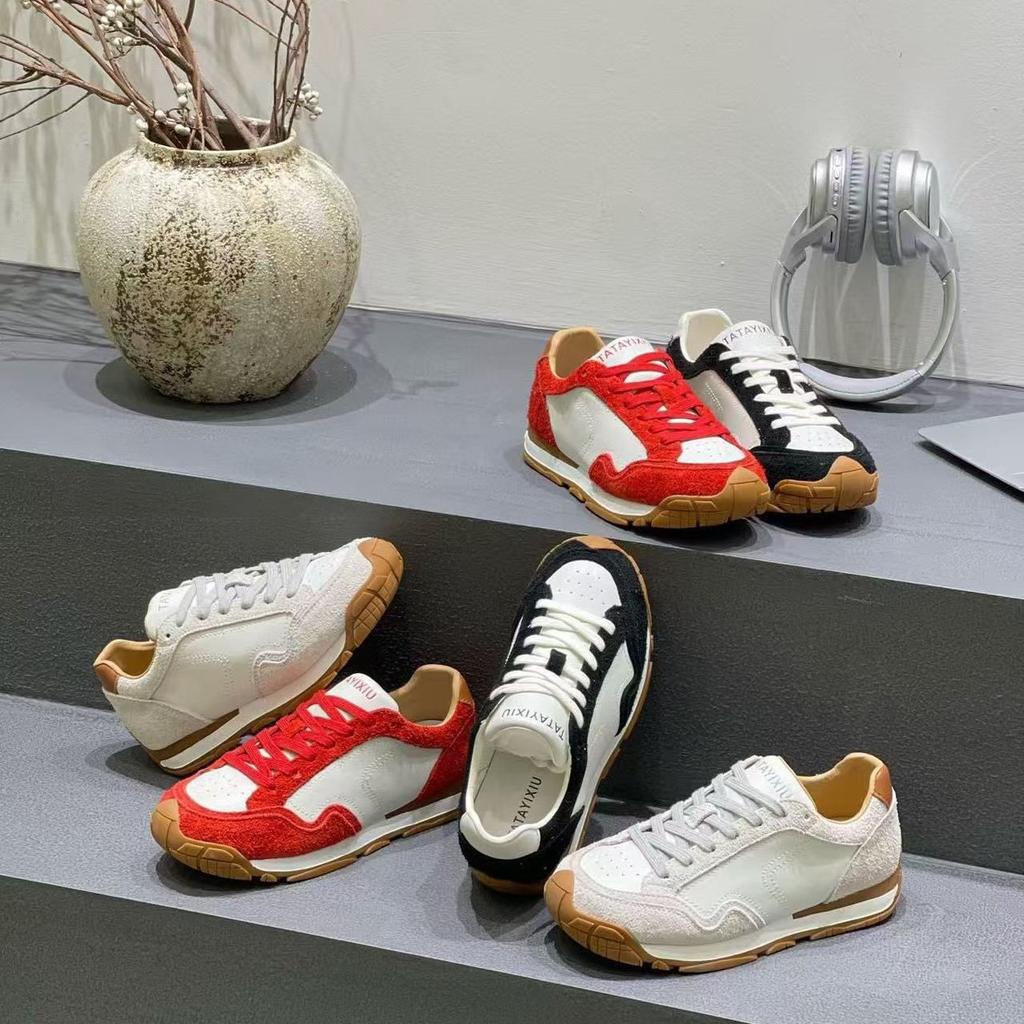 Flat Bottom, Light and Versatile Autumn New Niche Design Sports Simple Retro Couple Casual Shoes