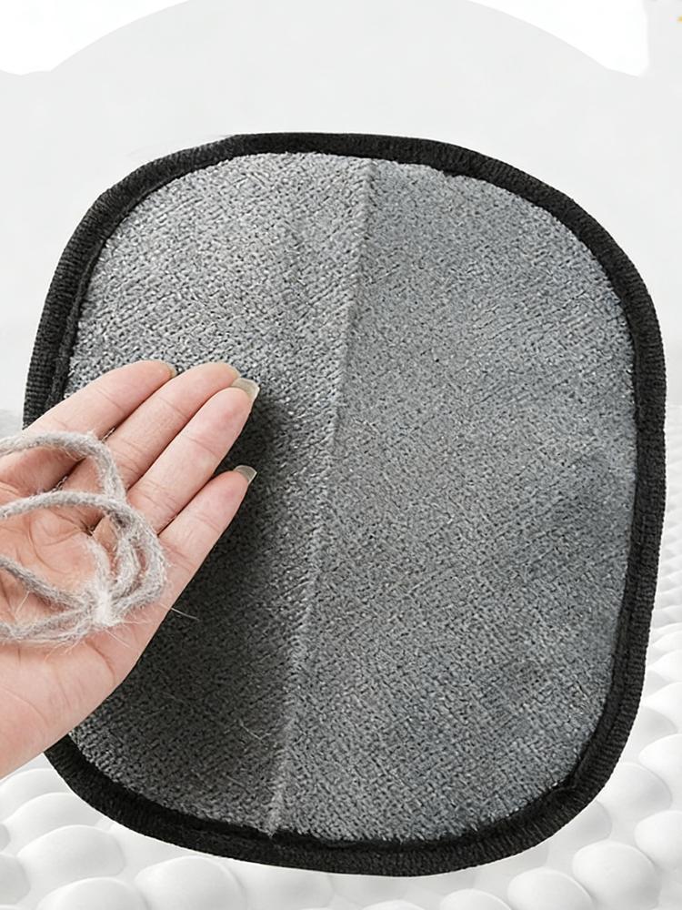 Four-Finger Gentle Grooming Mitt for Cats and Dogs Electrostatic Hair Remover Mitts Reusable for Laundry Sofa Carpet & Car Seat