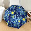 1pc Night Sky Stars Pattern Umbrella Design Automatic Opening and Closing Umbrella, High-quality Travel Umbrella, Lightweight and Portable, -1002131